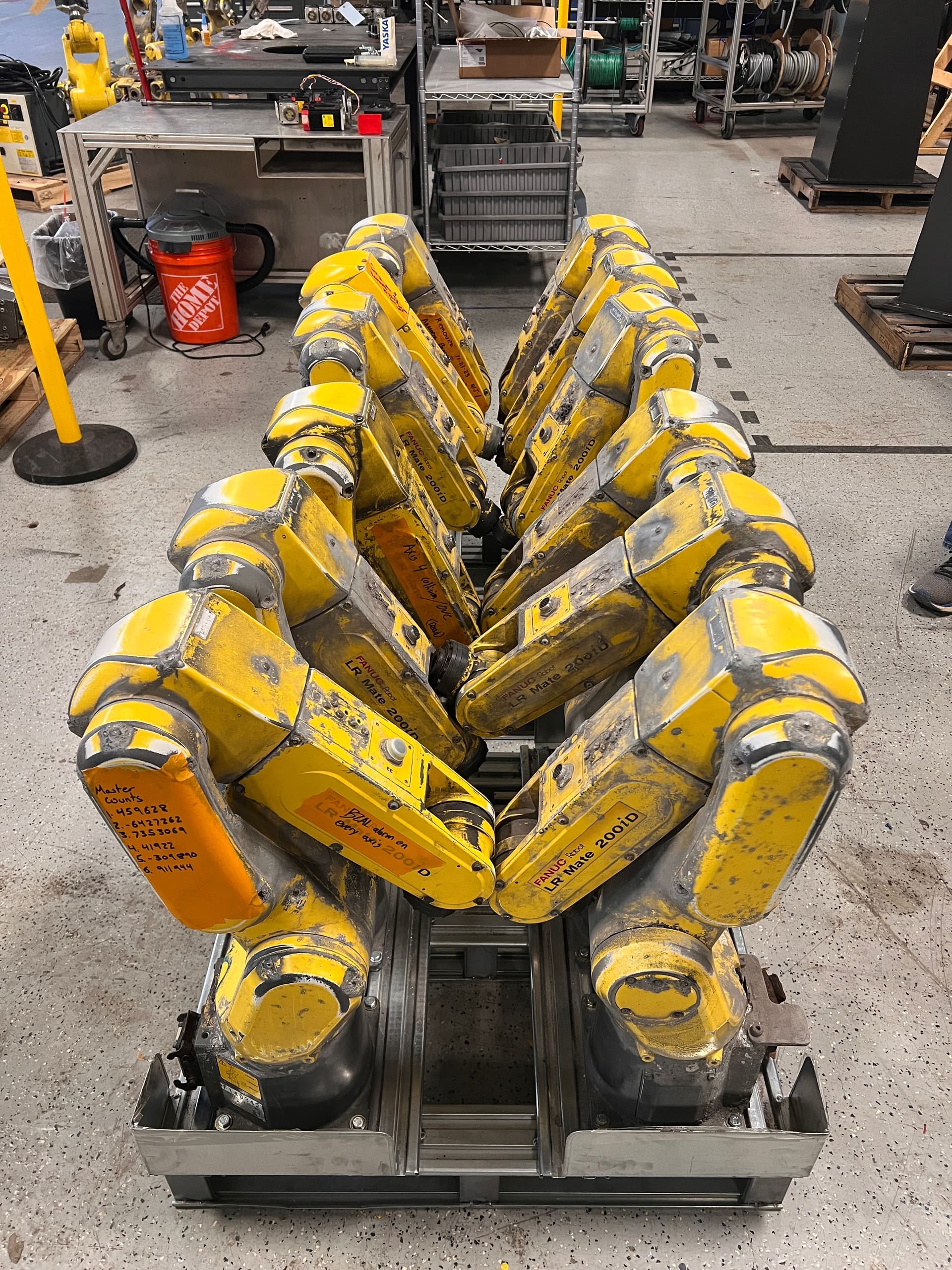 Robot before refurbishment